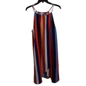 Mittoshop Striped Flowy Tank Dress, size L, EUC!